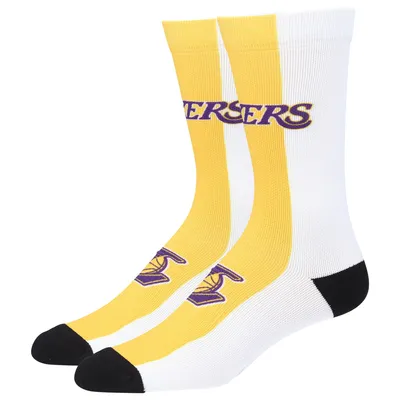 Los Angeles Lakers Split Crew Socks