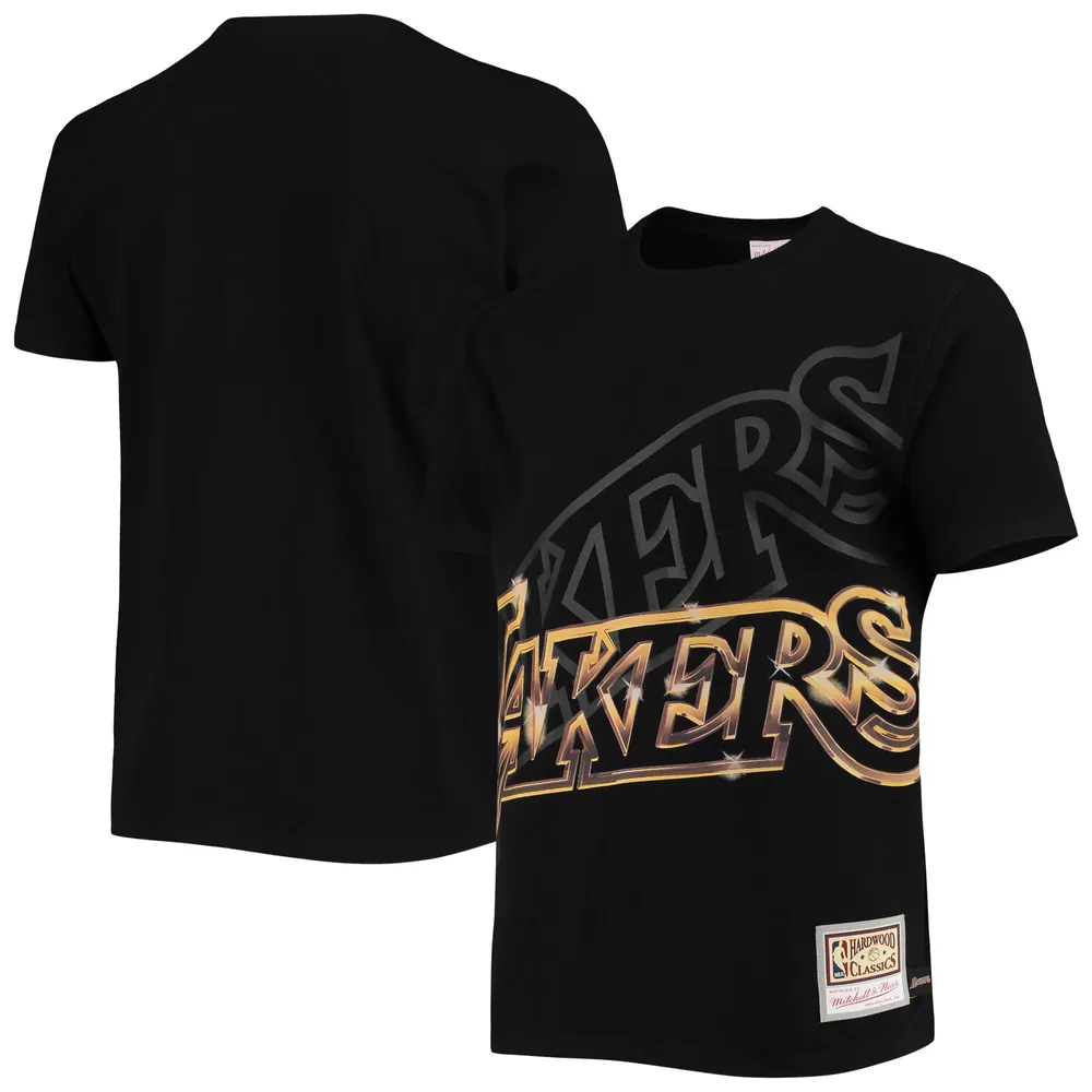 Men's Los Angeles Lakers Mitchell & Ness Gold Hardwood Classics