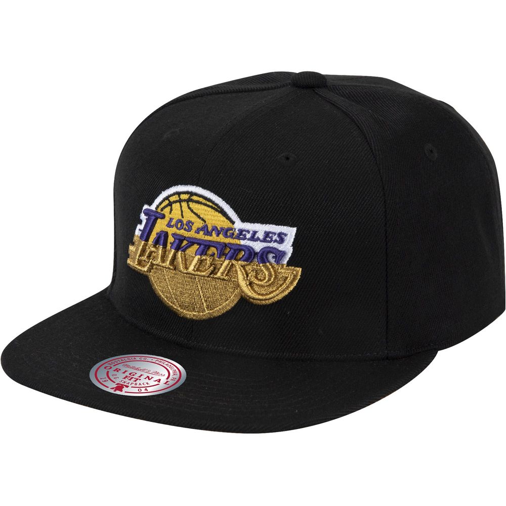 Mitchell & Ness Gold Los Angeles Lakers Snapback Hat