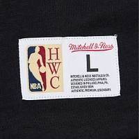 T-shirt noir à appliqué en feutre Hardwood Classics des Los Angeles Lakers de Mitchell & Ness pour homme