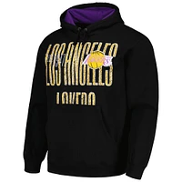 Sweat à capuche noir Mitchell & Ness Los Angeles Lakers Hardwood Classics OG 2.0 pour hommes