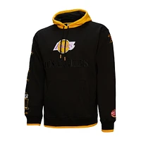 Men's Mitchell & Ness  Black Los Angeles Lakers Hardwood Classics Team OG 3.0 Pullover Hoodie