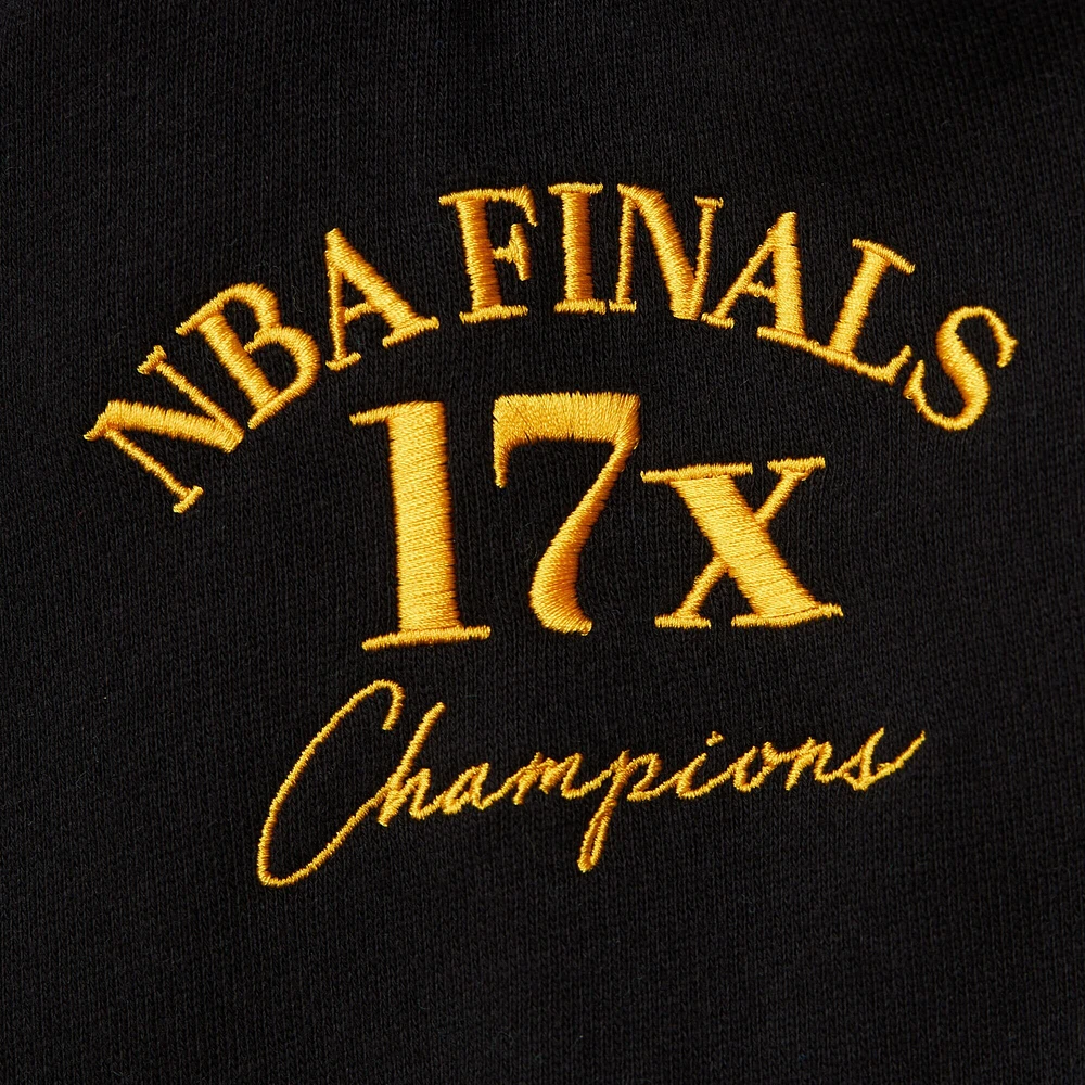 Men's Mitchell & Ness  Black Los Angeles Lakers Hardwood Classics Team OG 3.0 Pullover Hoodie