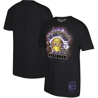 Los Angeles Lakers Mitchell & Ness Showtime 17X T-Shirt - Black