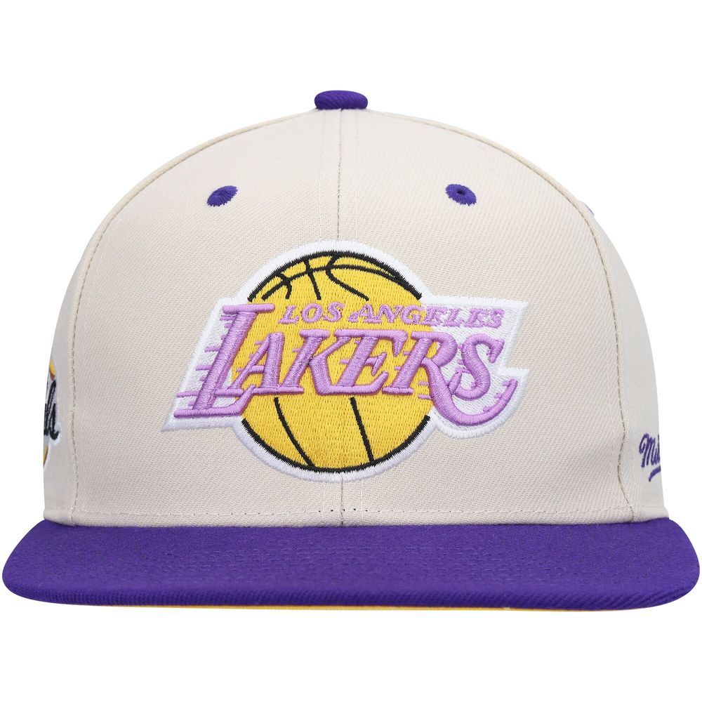Mitchell & Ness Los Angeles Lakers Snapback Hat for Men - White/Yellow/ Purple - LA Lakers Cap for Men : : Sports & Outdoors