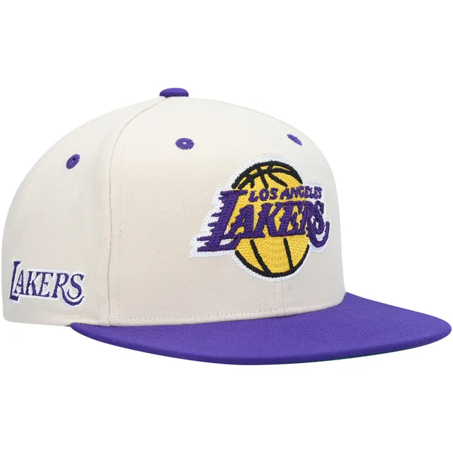 Men's Mitchell & Ness Purple Los Angeles Lakers The Grid Snapback Hat -  OSFA 