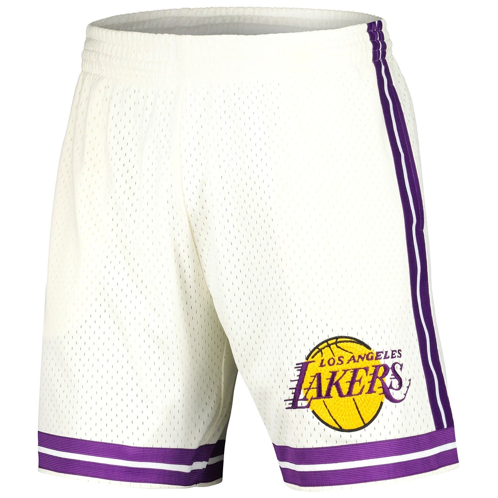 Short Swingman Los Angeles Lakers crème pour homme Mitchell & Ness