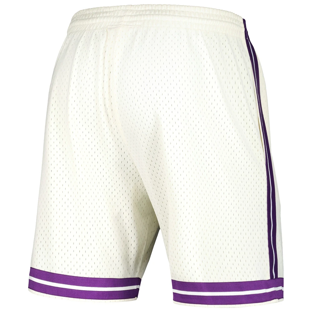 Short Swingman Los Angeles Lakers crème pour homme Mitchell & Ness