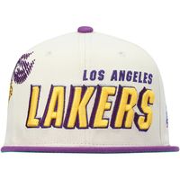 Mitchell & Ness Los Angeles Lakers Strapback Dad Hat - White/Purple/Mini  Logo/Hardwood Classics - LA Lakers Basketball Cap