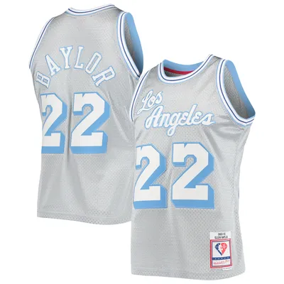 Mitchell & Ness Shaquille O'Neal Los Angeles Lakers Light Blue/Blue 1996/97  Hardwood Classics Fadeaway Swingman Player Jersey