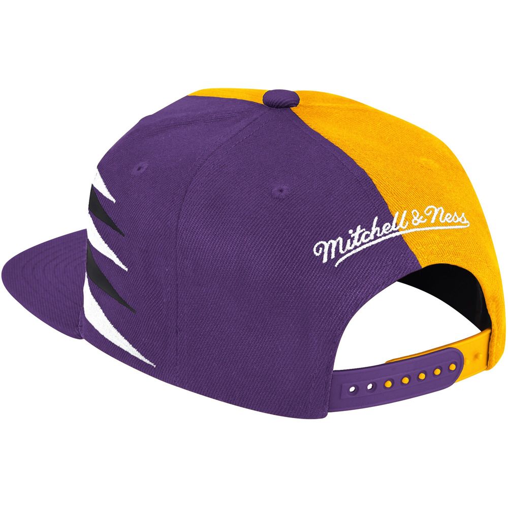 Lids Los Angeles Lakers Mitchell & Ness Hardwood Classics Diamond Cut Snapback  Hat - Gold/Purple