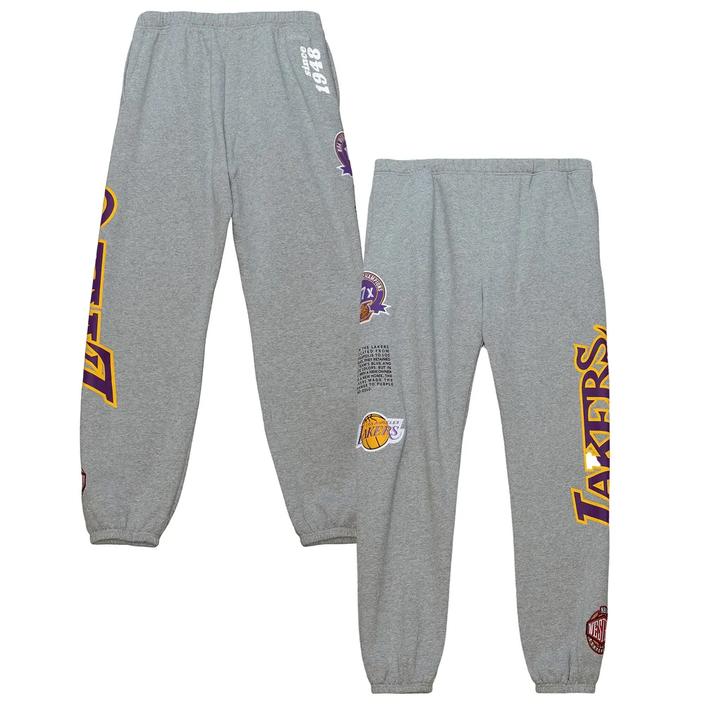 mitchell & ness pant jogger lakers