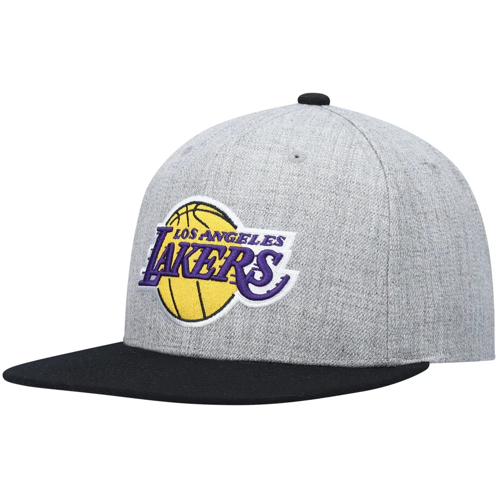 Men's Los Angeles Lakers Mitchell & Ness Purple Hardwood Classics Under  Finals Snapback Hat