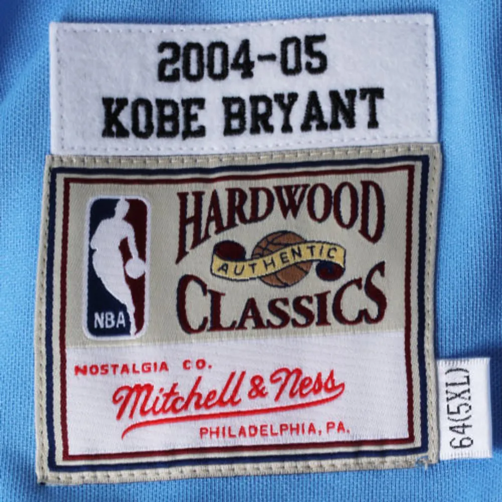 Kobe Bryant Los Angeles Lakers Mitchell & Ness 2004-2005 #8 Light Blue  Jersey Restocked