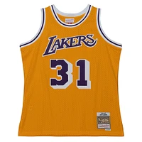 Men's Mitchell & Ness Kurt Rambis Gold Los Angeles Lakers 1984/85 Swingman Jersey