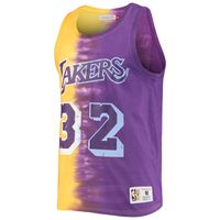 Men's Mitchell & Ness Gold/Purple Los Angeles Lakers Hardwood