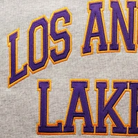 Men's Mitchell & Ness Magic Johnson Heathered Gray Los Angeles Lakers Big Tall Name Number Pullover Hoodie