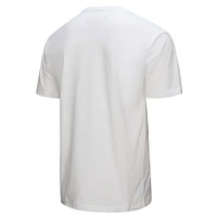T-shirt blanc pour homme Mitchell & Ness Magic Johnson des Los Angeles Lakers Hardwood Classics Chalked Up
