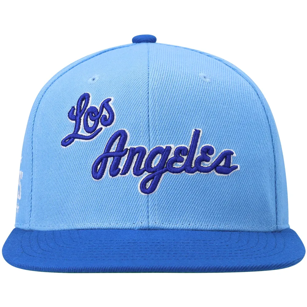 Men's Mitchell & Ness Blue Los Angeles Lakers Hardwood Classics