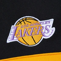 Men's Mitchell & Ness Purple/Black Los Angeles Lakers Head Coach Pullover Hoodie
