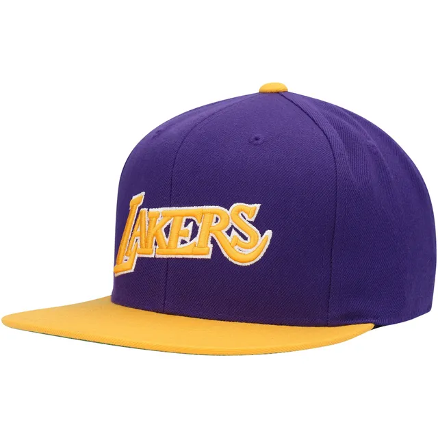 Mitchell & Ness Gold Los Angeles Lakers Snapback Hat