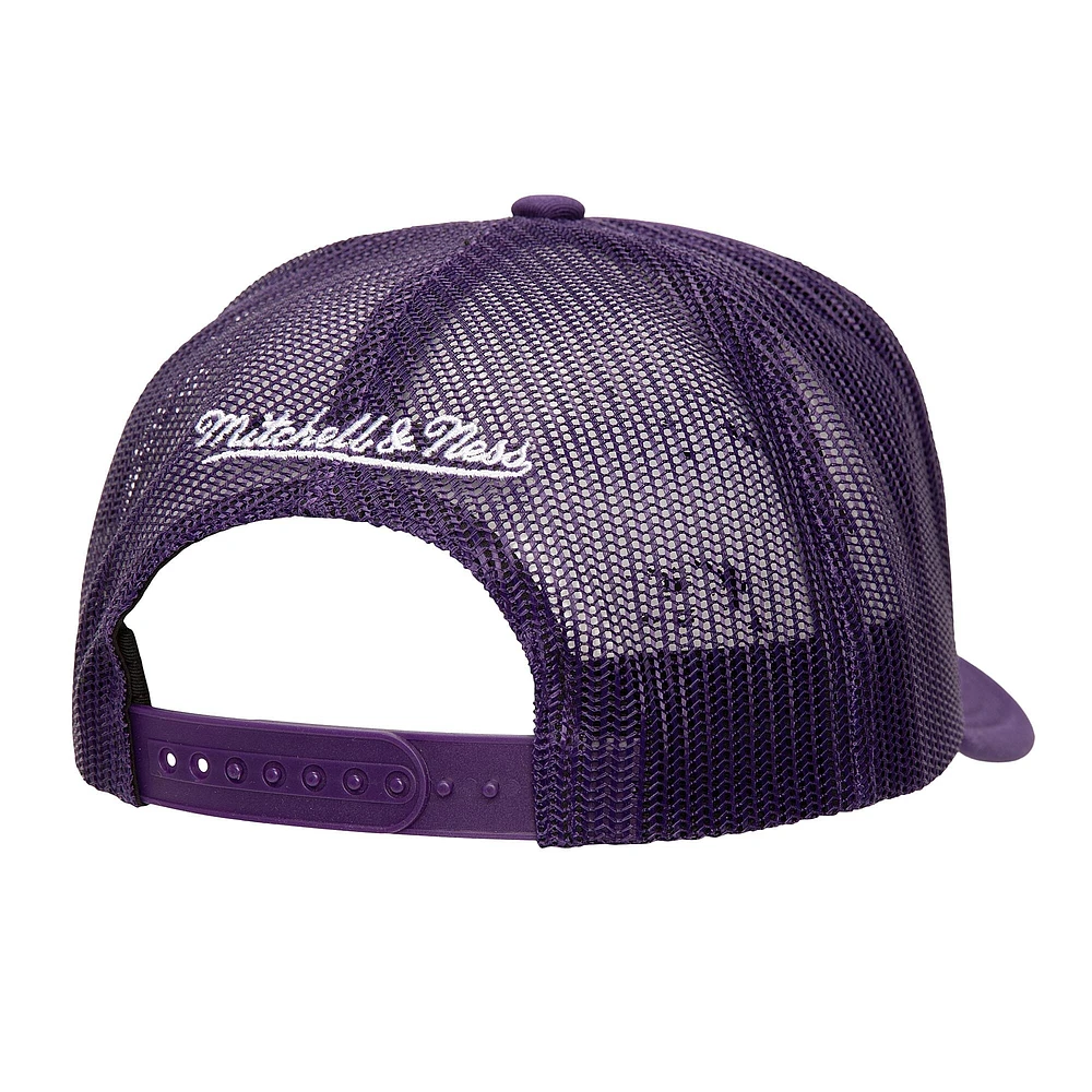 Casquette ajustable de camionneur OTC pour hommes, violet, Los Angeles Lakers Core Evergreen OTC, Mitchell & Ness