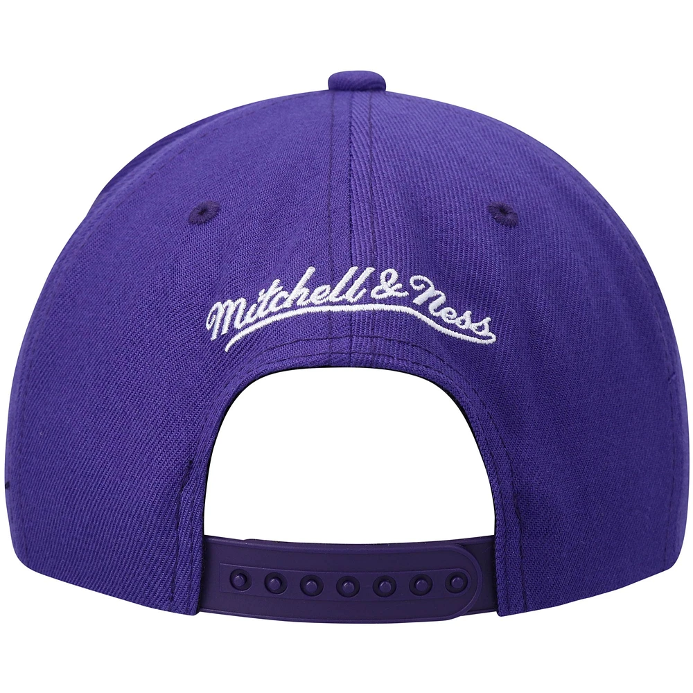 Men's Mitchell & Ness Purple Los Angeles Lakers Ground 2.0 Snapback Hat