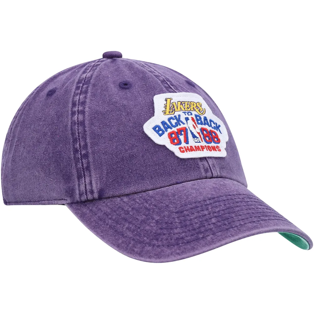 Los Angeles Lakers Mitchell & Ness Adjustable Dad Hat