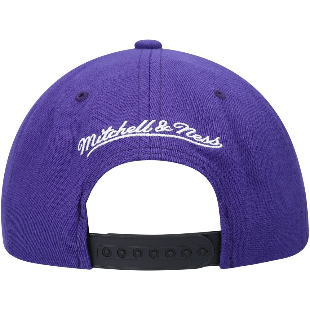 Men's Los Angeles Lakers Mitchell & Ness White/Purple Hardwood