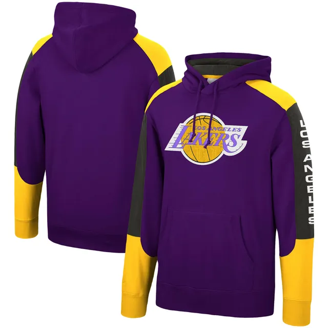 Mitchell & Ness Los Angeles Lakers Head Coach Hoodie Purple - Size M