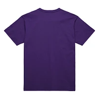 Men's Mitchell & Ness Purple Los Angeles Lakers Hardwood Classics Neon Nights Premium T-Shirt