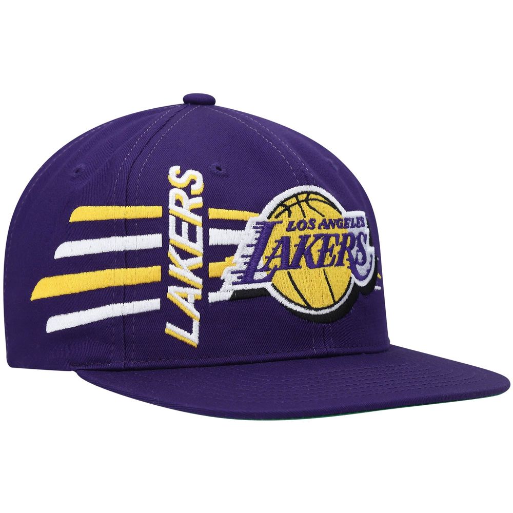 Men's Mitchell & Ness Purple Los Angeles Lakers Retro Bolt Deadstock Snapback Hat