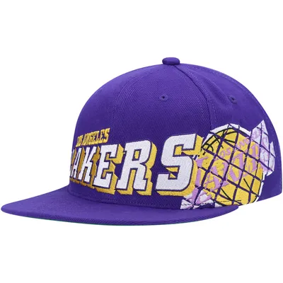 Lids Los Angeles Lakers Mitchell & Ness City Arch Snapback Hat