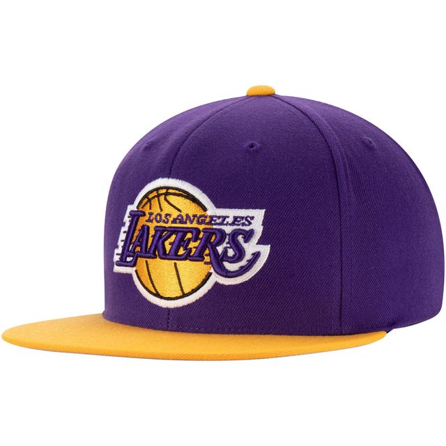 lakers mitchell and ness beanie