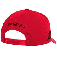 Casquette Snapback Rouge Feu Rouge Pro Crown des Los Angeles Lakers Mitchell & Ness pour hommes