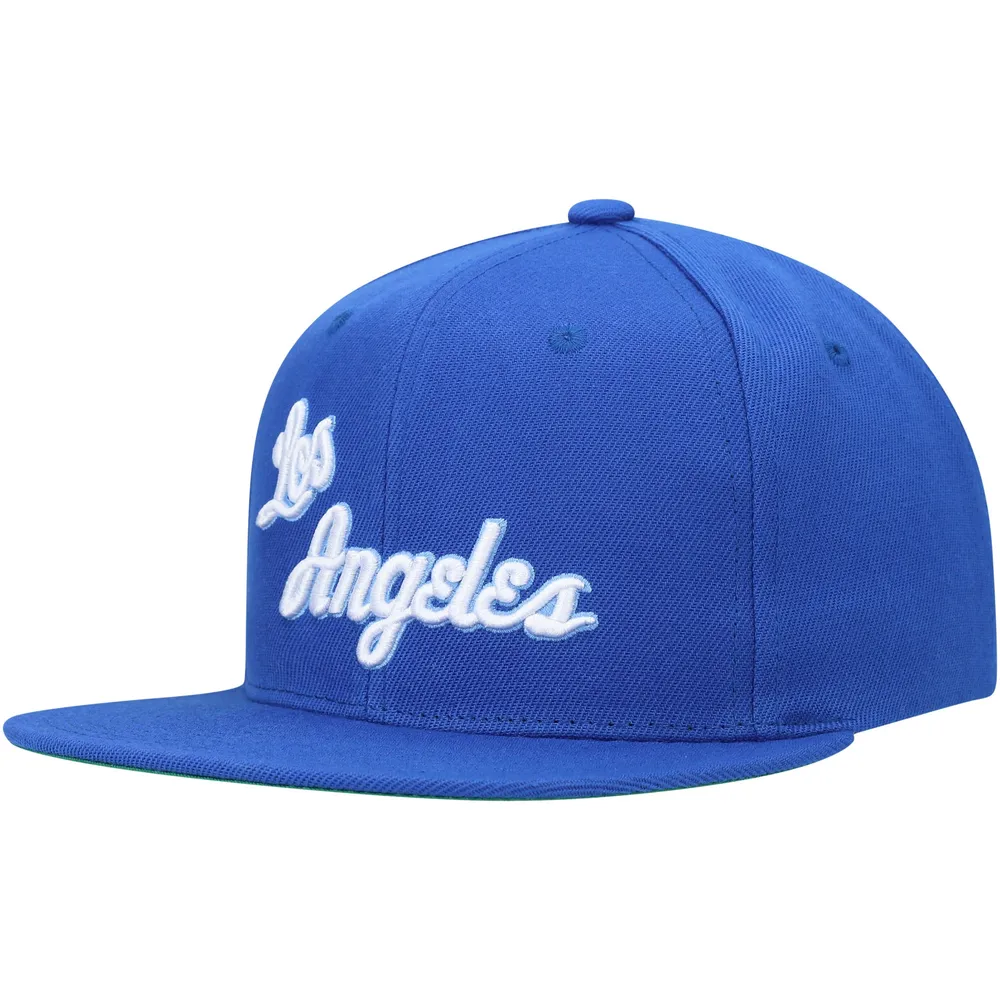 Mitchell & Ness Los Angeles Lakers White Gold Pop Snapback Hat