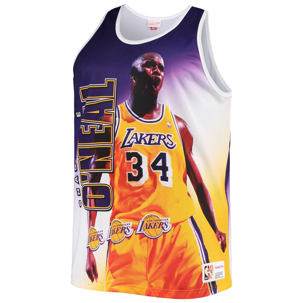 Men's Los Angeles Lakers Shaquille O'Neal Mitchell & Ness Black