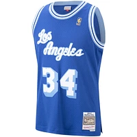 Men's Mitchell & Ness Shaquille O'Neal Royal Los Angeles Lakers Hardwood Classics Swingman Jersey