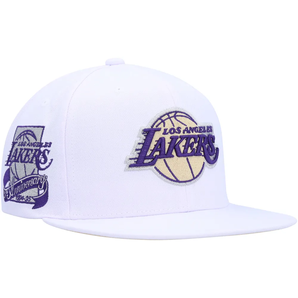 Mitchell & Ness Gold/Black Los Angeles Lakers Hardwood Classics Core Snapback Hat