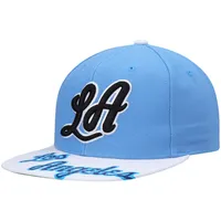 Los Angeles Lakers Mitchell & Ness x Lids Current Reload 3.0 Snapback Hat -  Light Blue/Black