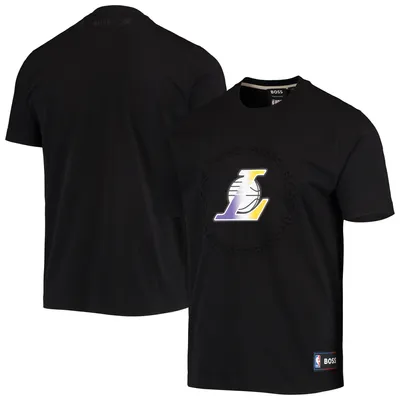 Los Angeles Lakers NBA x Hugo Boss Basket T-Shirt - Black