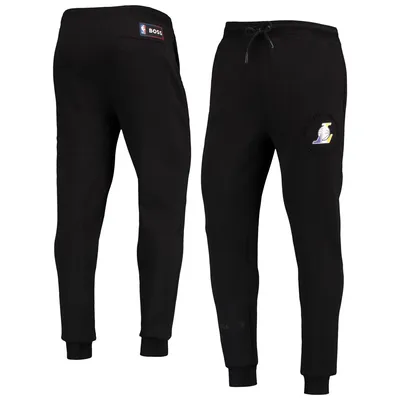 Los Angeles Lakers NBA x Hugo Boss Slam Dunk Tri-Blend Tracksuit Pants - Black