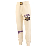 Men's NBA x Two Hype  Cream Los Angeles Lakers Culture & Hoops Collection Premium Jogger Pants