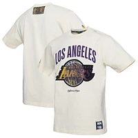Men's NBA x Two Hype  Cream Los Angeles Lakers Culture & Hoops Collection Premium T-Shirt