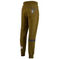 Men's NBA x Two Hype  Olive Los Angeles Lakers Culture & Hoops Collection Premium Jogger Pants