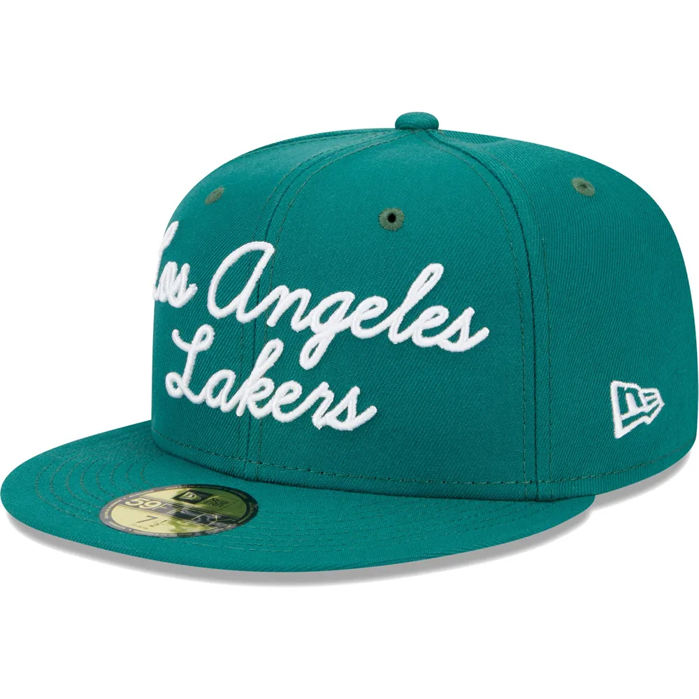 Los Angeles Lakers New Era Shield 59FIFTY Fitted Hat - Purple