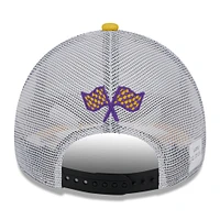 Casquette de camionneur A-Frame 9FORTY Los Angeles Lakers New Era noir/or pour homme