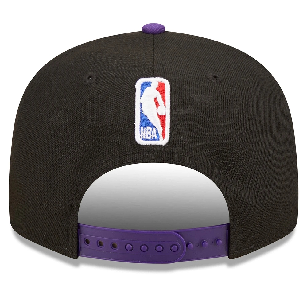 Men's New Era Black/Purple Los Angeles Lakers 2022 Tip-Off 9FIFTY - Snapback Hat