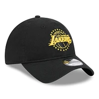 Casquette ajustable 9TWENTY City Edition 2024/25 Los Angeles Lakers New Era noire pour homme