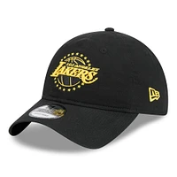 Casquette ajustable 9TWENTY City Edition 2024/25 Los Angeles Lakers New Era noire pour homme